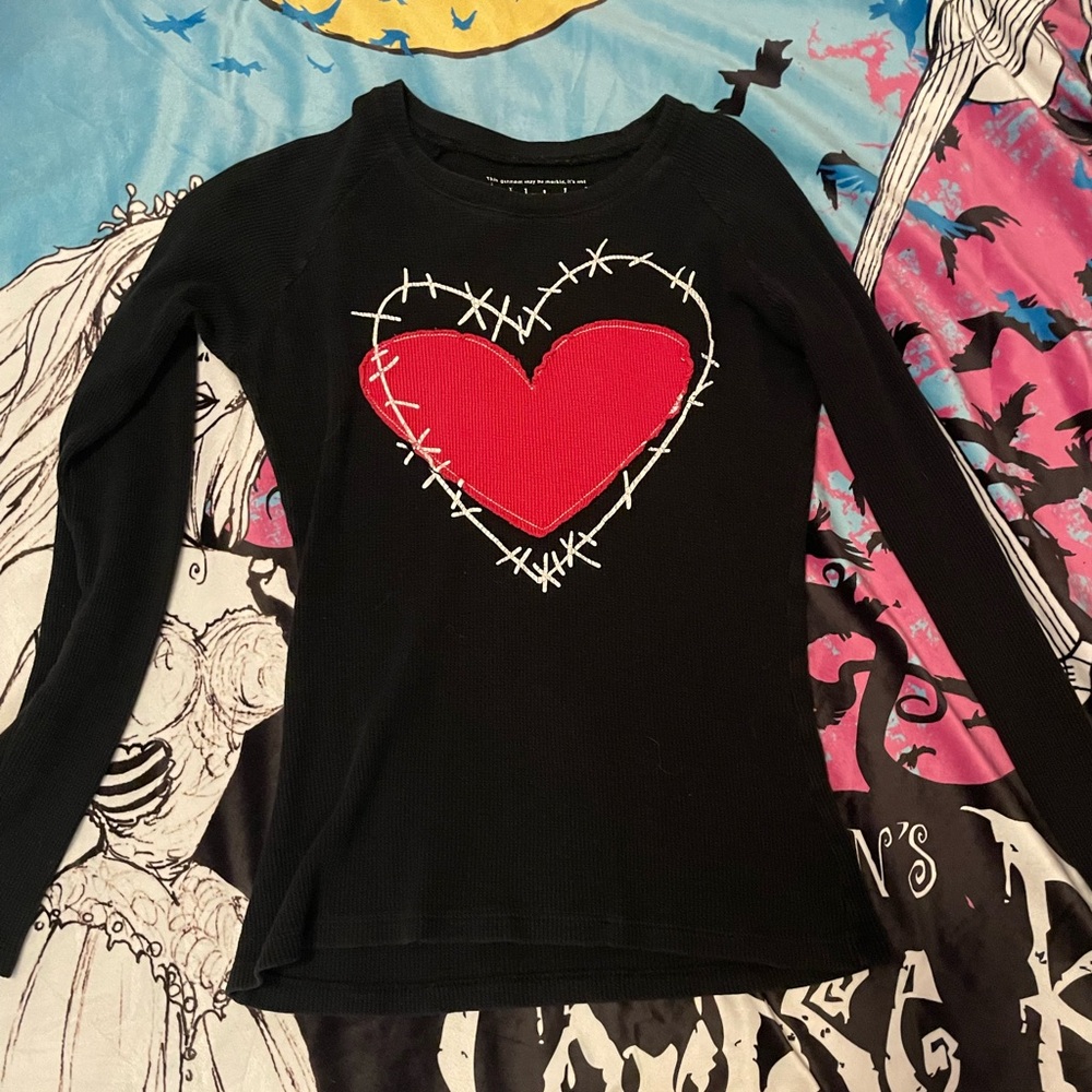 Vintage skelanimals thermal shirt